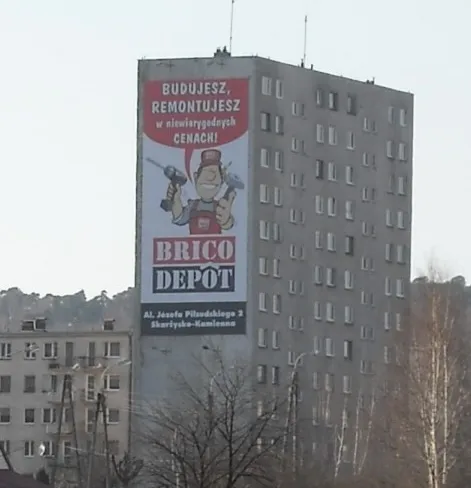 Baner naścienny wielkoformatowy